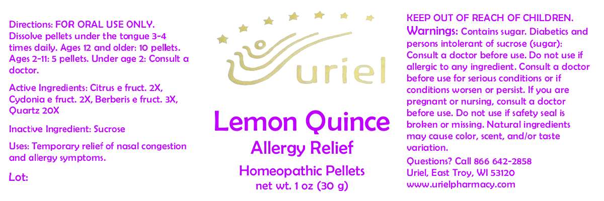 Lemon Quince Allergy Relief