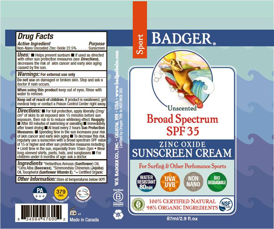 Badger Sport SPF 35 Sunscreen