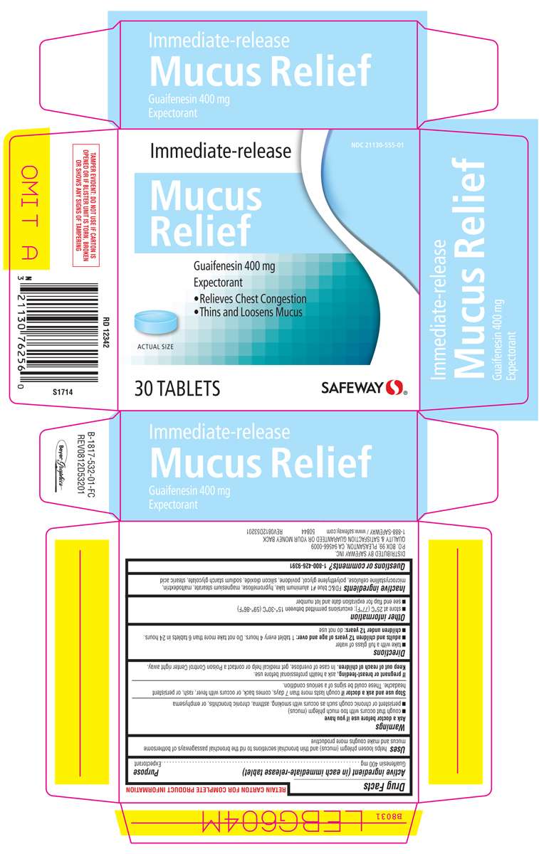 Immediate Release Mucus Relief