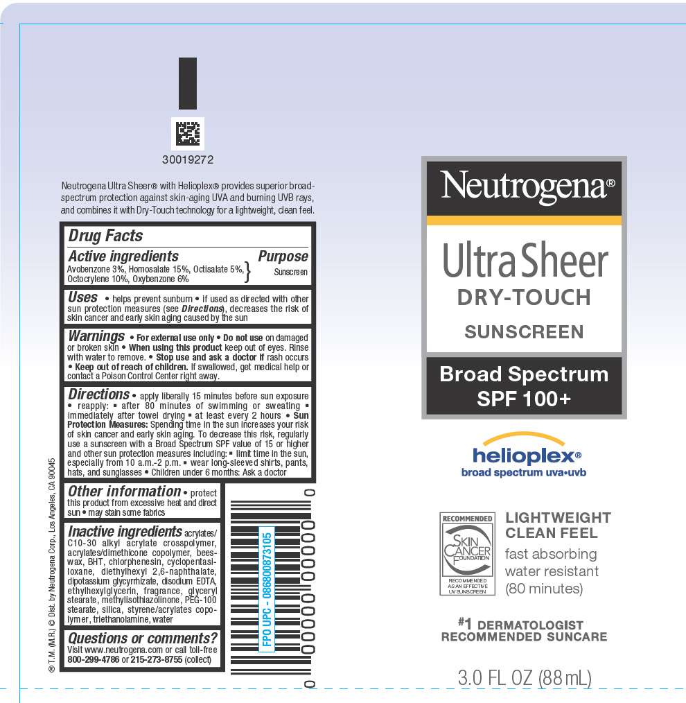 Neutrogena Ultra Sheer Dry Touch