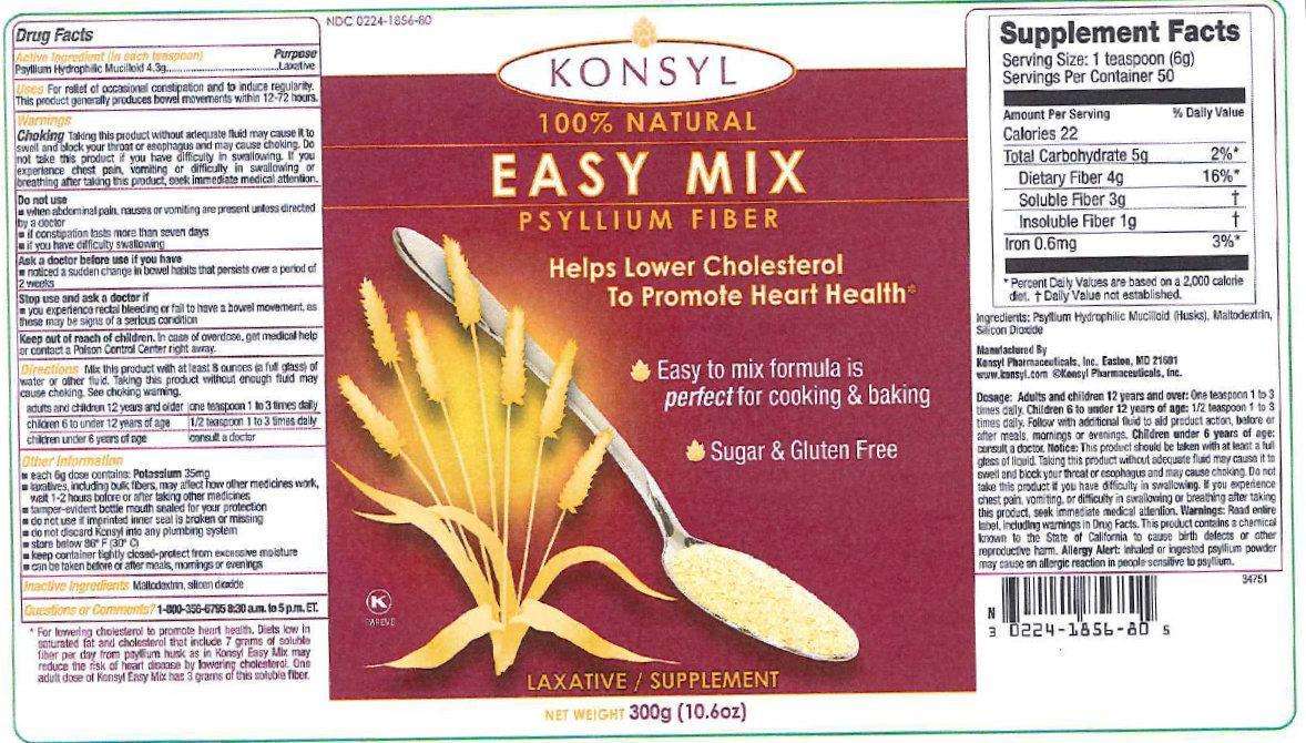 KONSYL Easy Mix Formula Psyllium Fiber