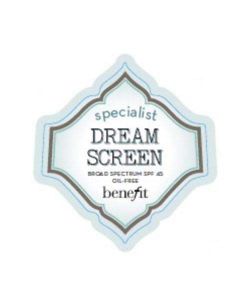 benefit DREAM SCREEN BROAD SPECTRUM SPF 45 SUNSCREEN FOR FACE