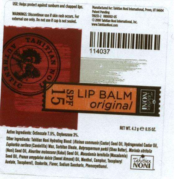 Tahitian Noni Original Lip Balm