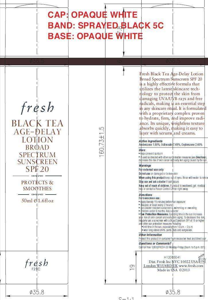 Fresh Black Tea Age-Delay Broad Spectrum Sunscreen SPF 20