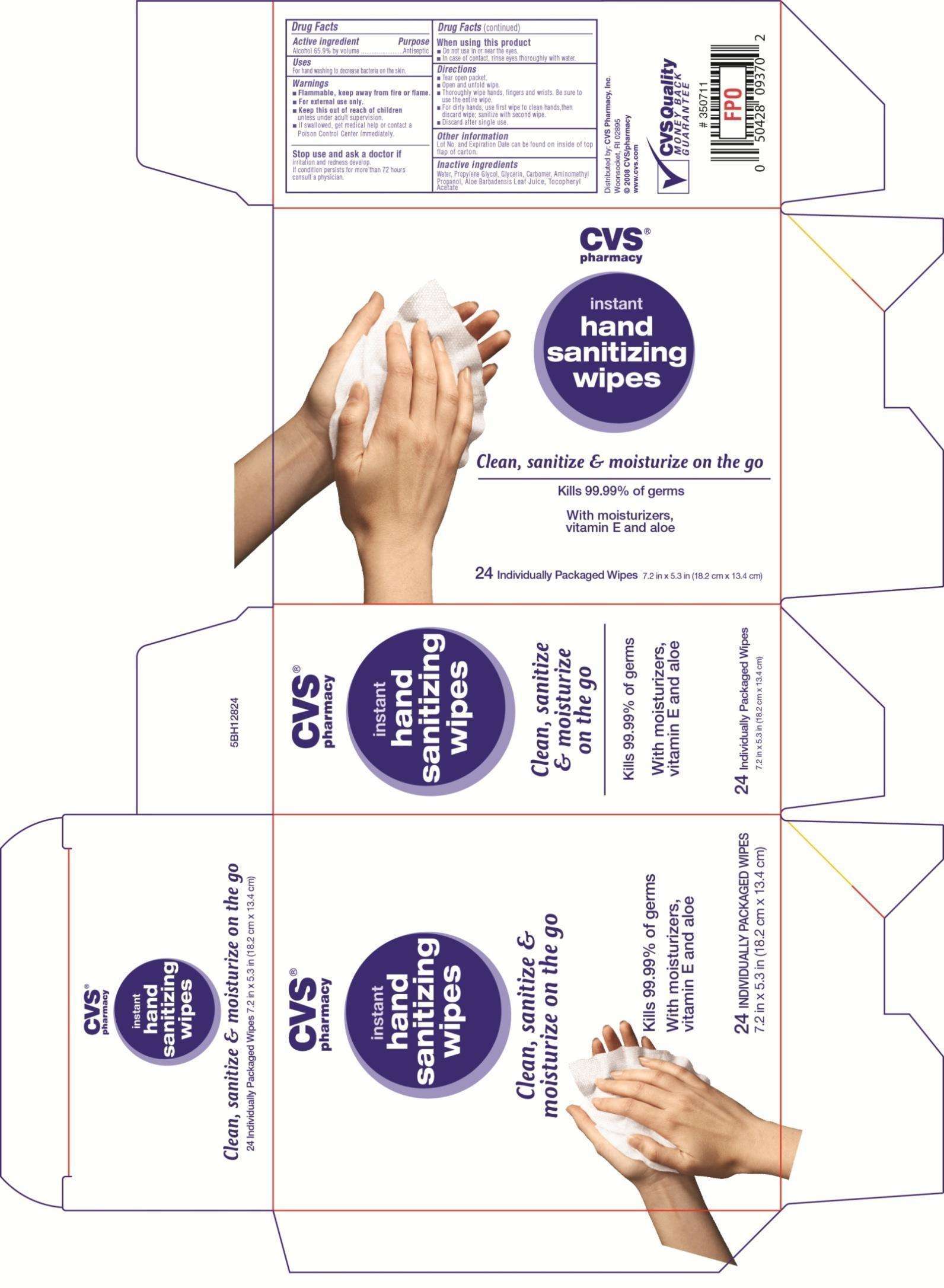 CVS pharmacy Instant Hand Sanitizing Wipes