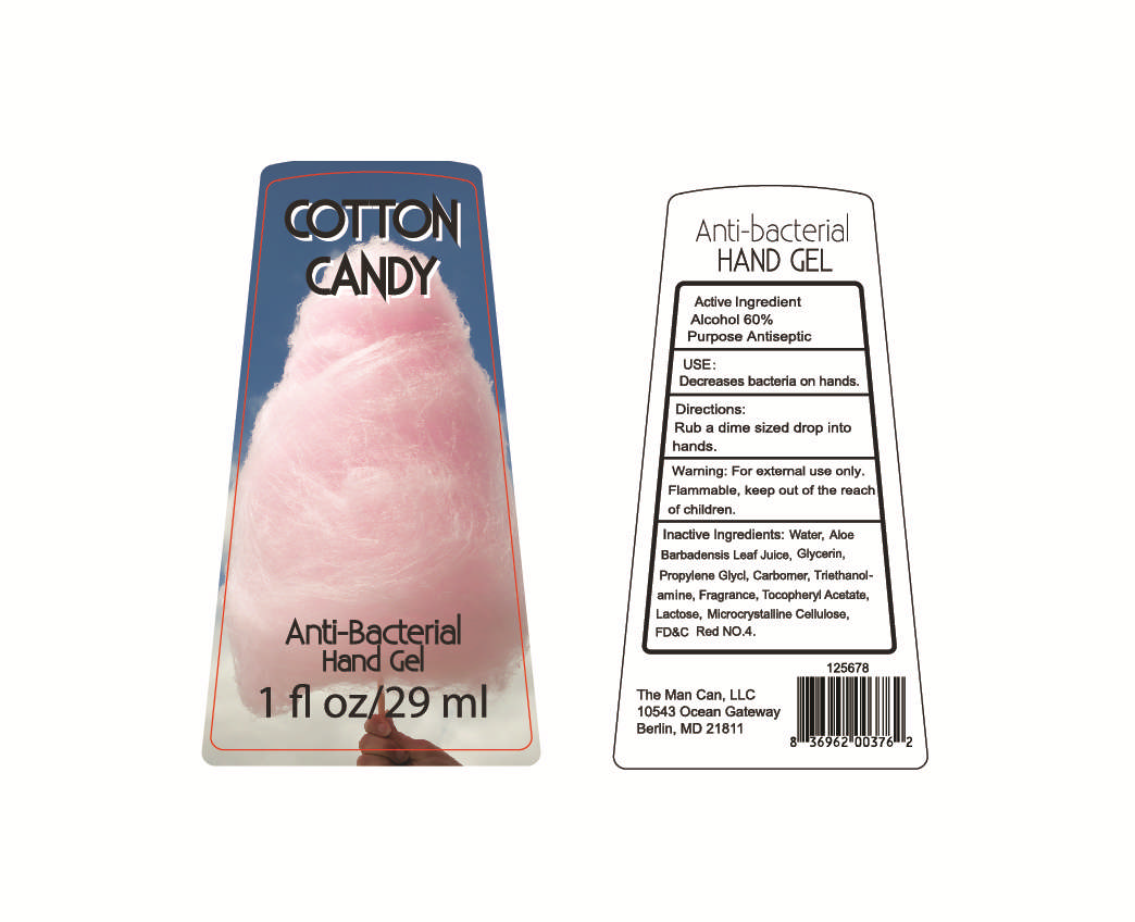 Anti-Bacterial Hand Gel Cotton Candy