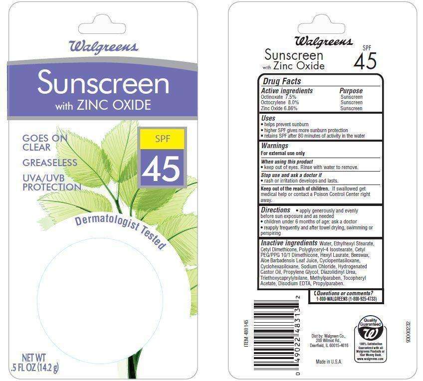 Walgreens SunscreenSPF 45
          SPF 45