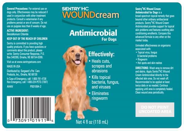 Sentry HC Wound Antimicrobial For Dogs