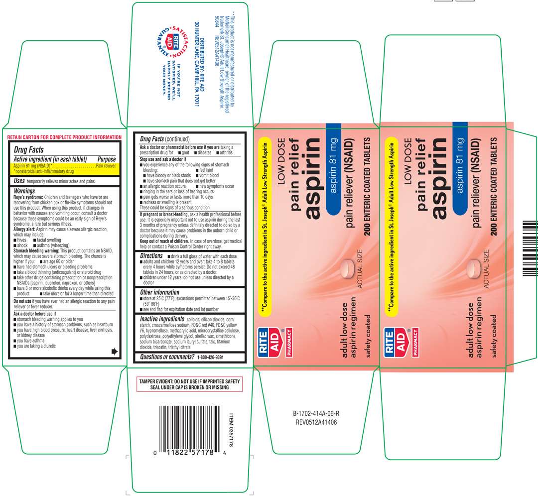 Enteric Safety Coated Aspirin