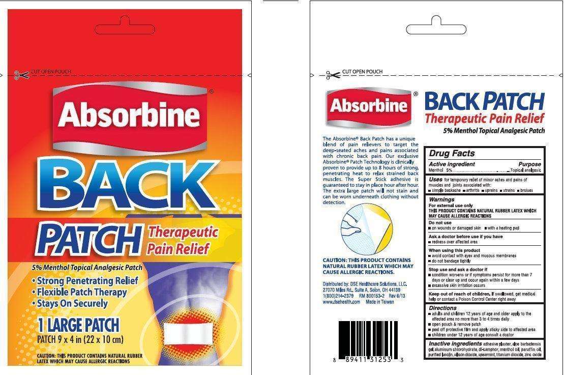 Absorbine BACK Therapeutic Pain Relief