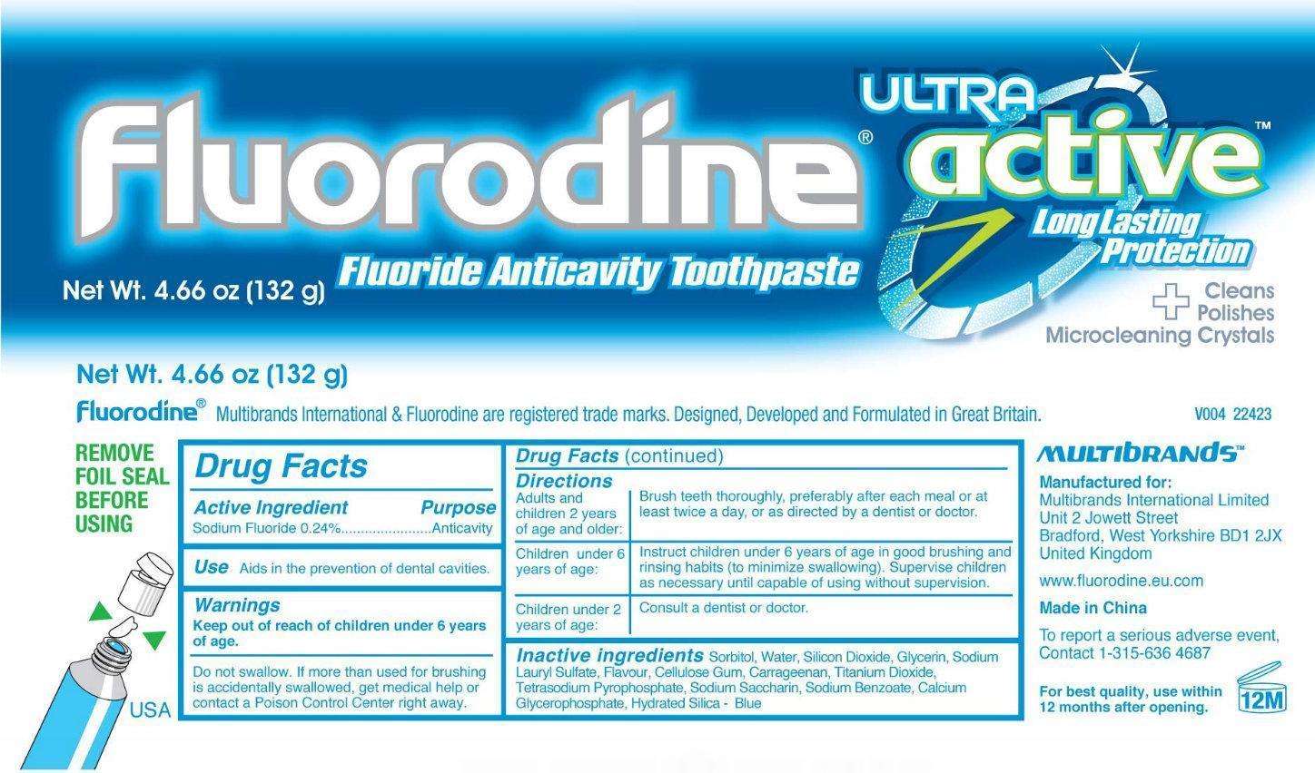 fluorodine ULTRA active Fluoride Anticavity