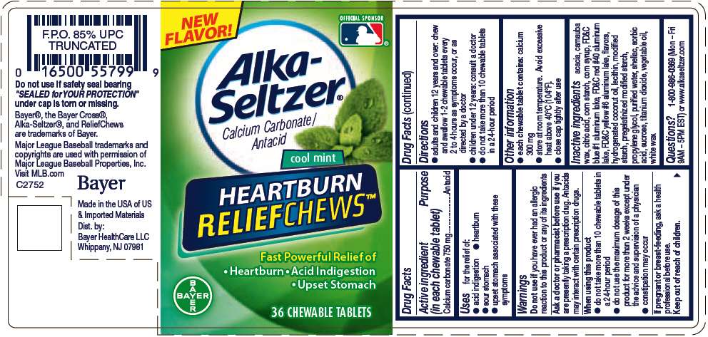 Alka-Seltzer Heartburn ReliefChews Cool Mint