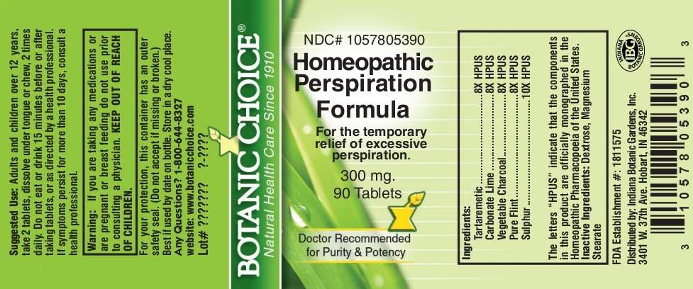 Homeopathic Perspiration Formula