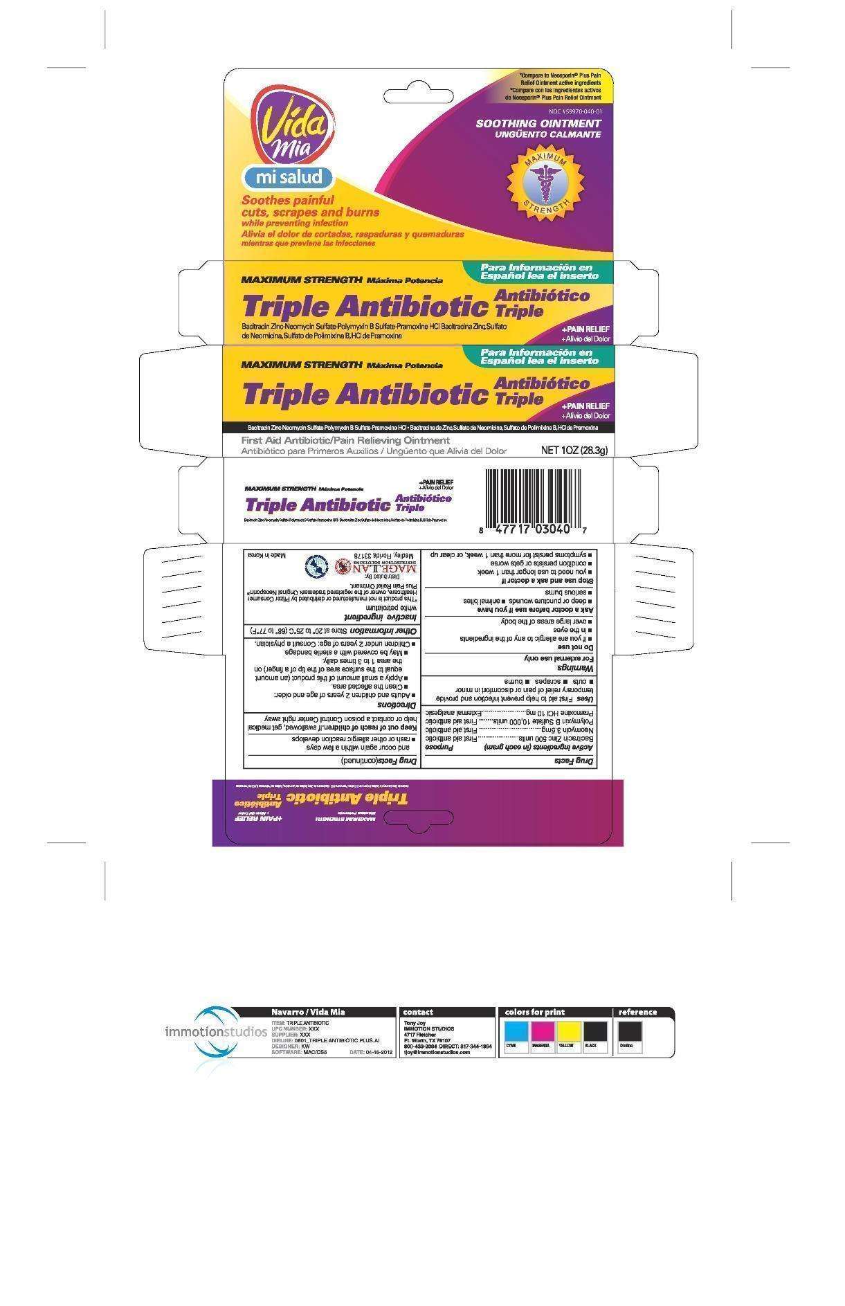 Triple Antibiotic Plus Pain Relief