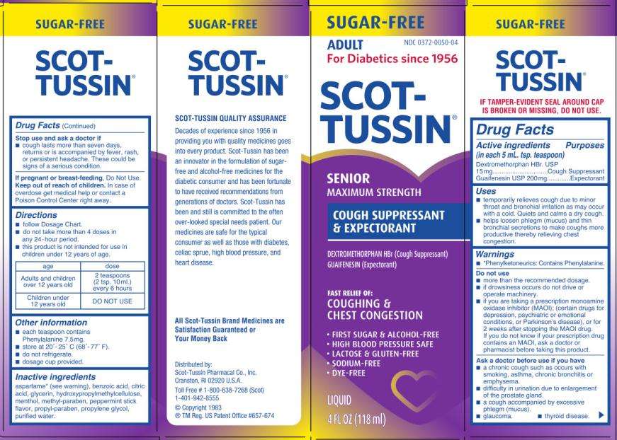 Scot-Tussin Senior SF DMEXP