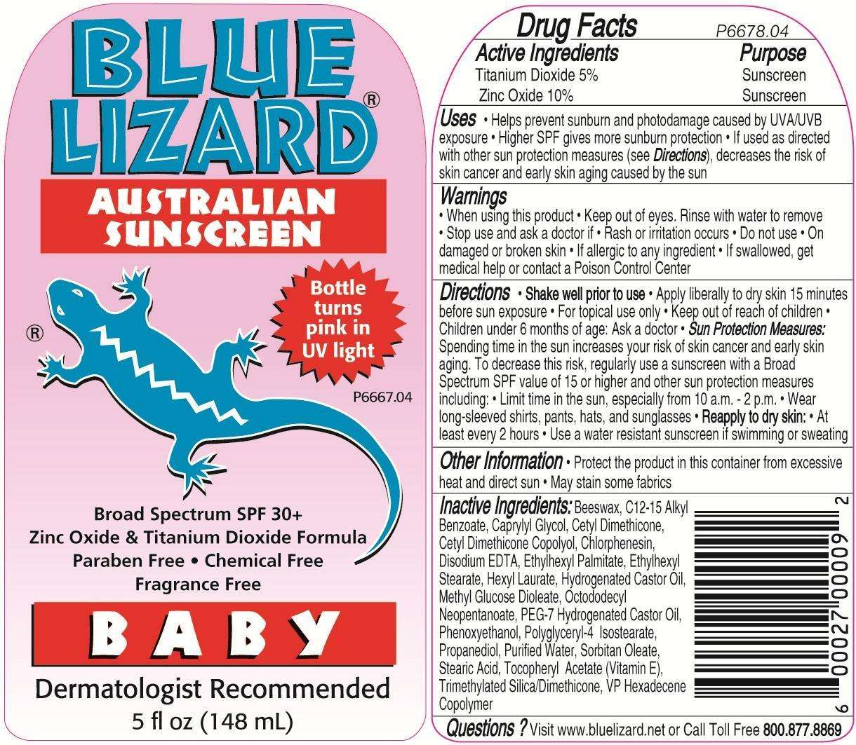 Blue Lizard Baby