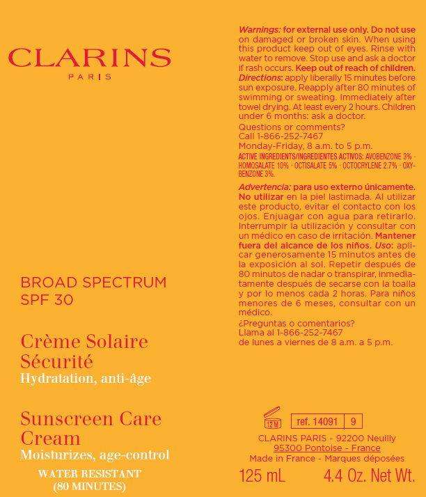 CLARINS BROAD SPECTRUM SPF 30 - SUNSCREEN CARE