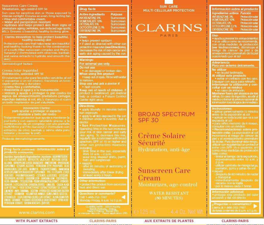 CLARINS BROAD SPECTRUM SPF 30 - SUNSCREEN CARE