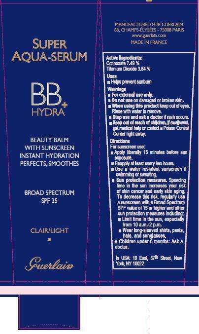 SUPER AQUA-SERUM BB HYDRA  BEAUTY BALM WITH SUNSCREEN BROAD SPECTRUM SPF 25 LIGHT