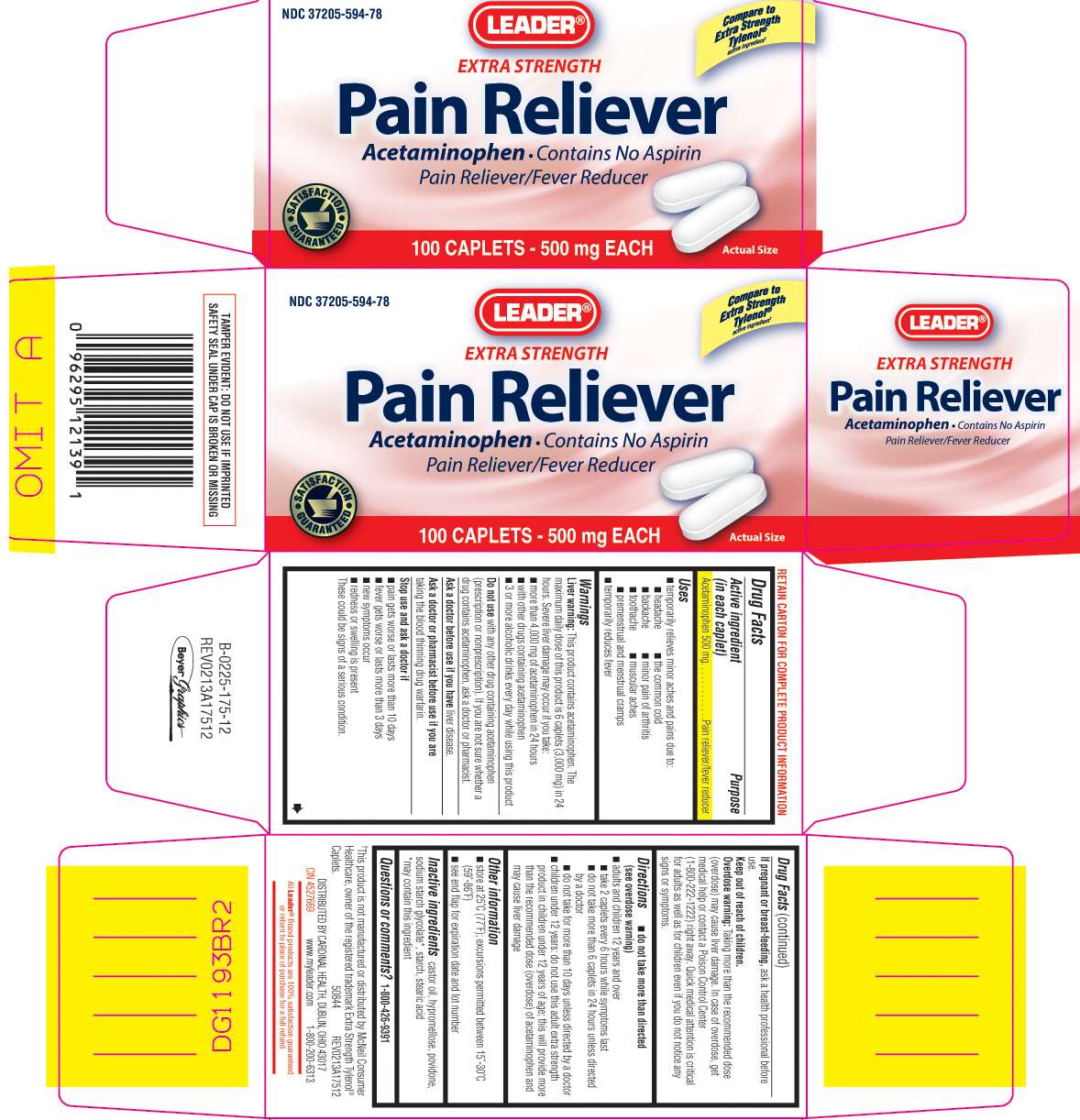 Extra Strength Acetaminophen