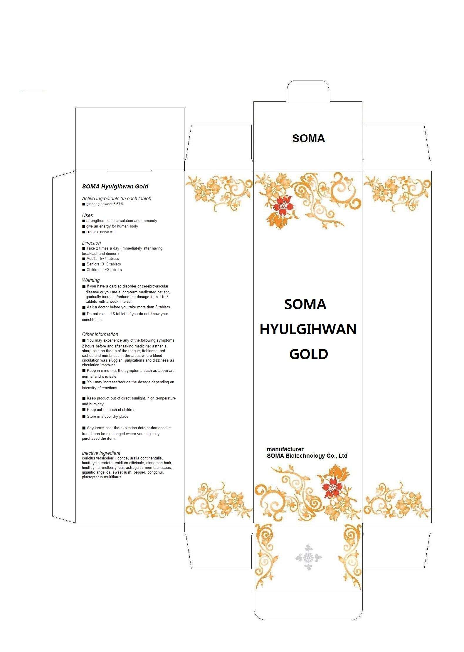 SOMA Hyulgihwan Gold