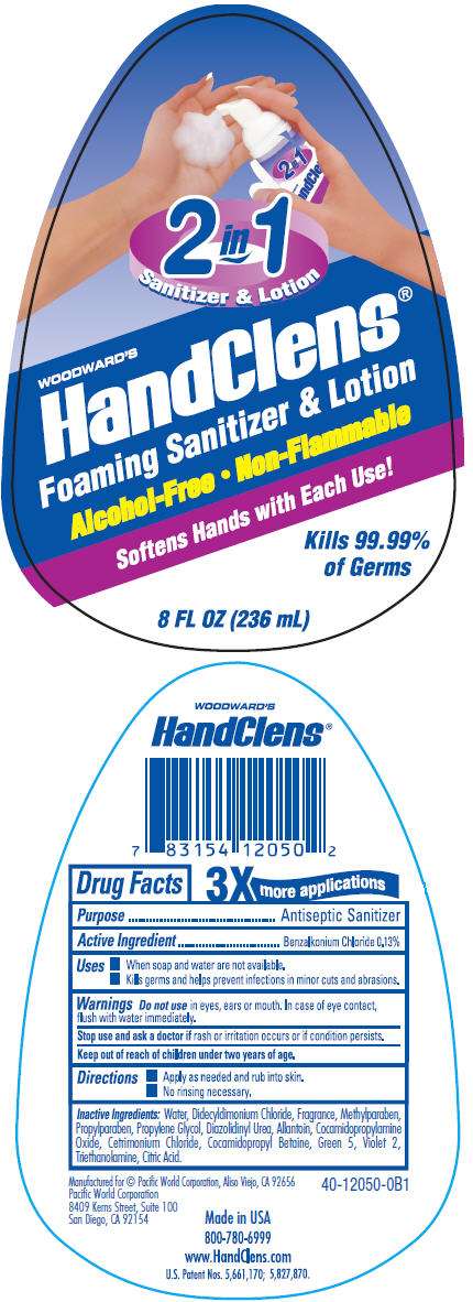 Woodwards HandClens Foaming Sanitizer