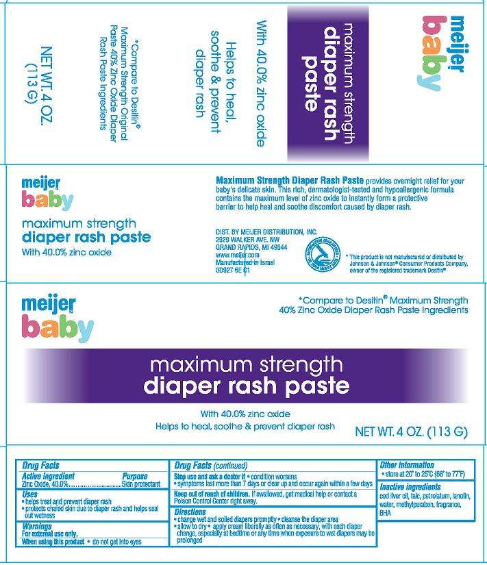 Meijer Elements Maximum Strength For Diaper Rash