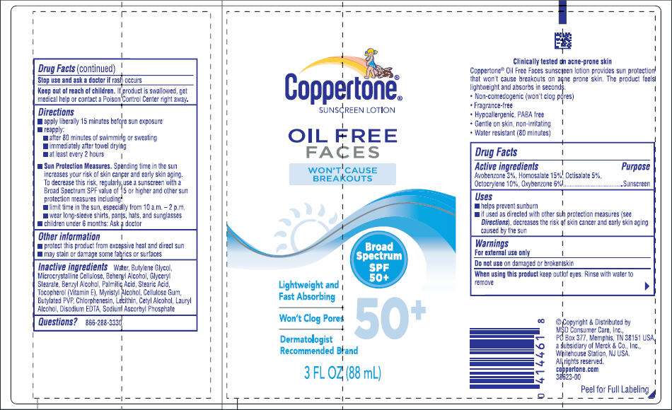 Coppertone Oil Free Faces