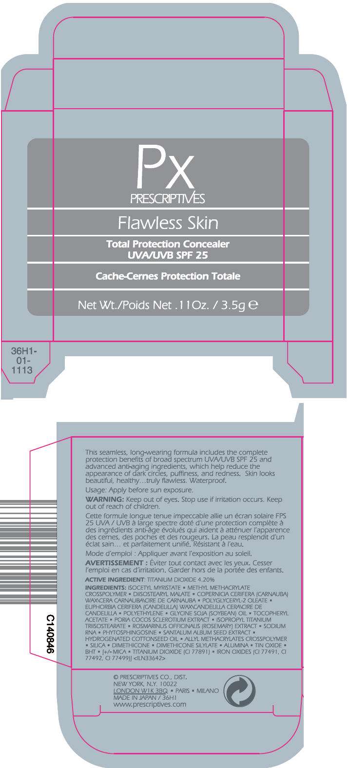 FLAWLESS SKIN TOTAL PROTECTION CONCEALER SPF 25