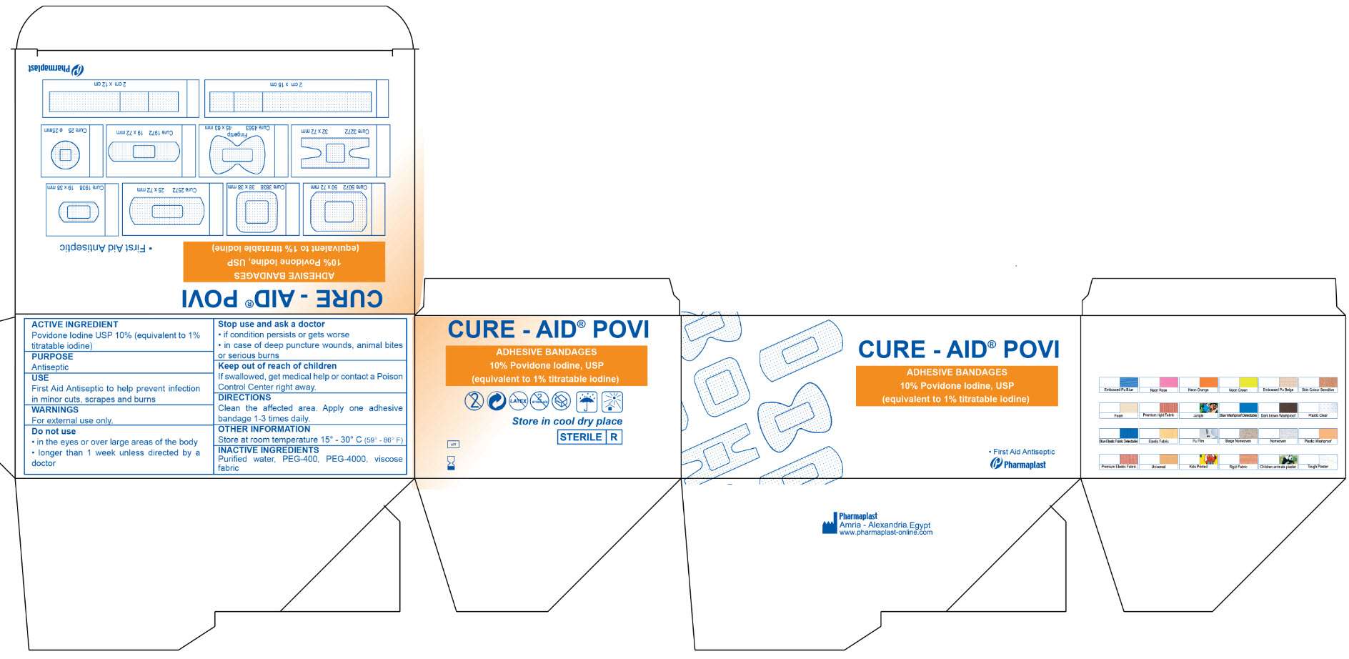 Cure-Aid POVI Adhesive Bandage