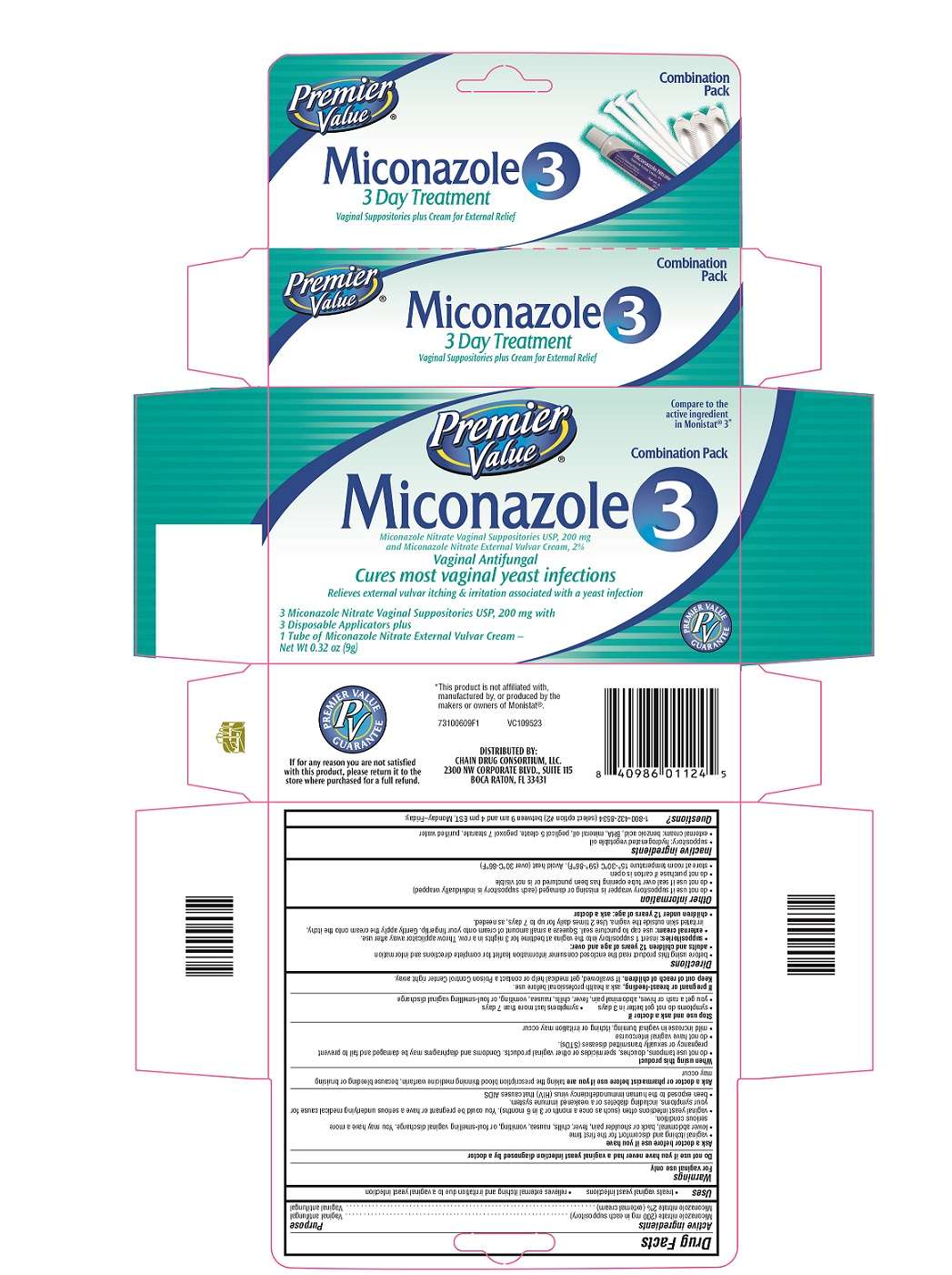 Miconazole 3 Combination Pack