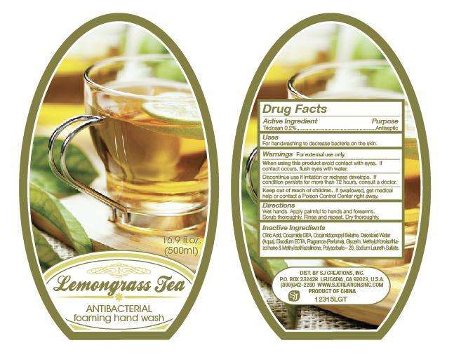 Lemongrass Tea Antibacterial Foaming Hand Wash