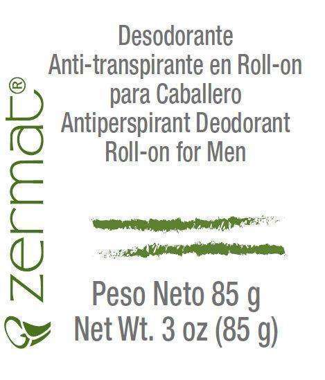 zermat Antiperspirant Deodorant Roll-on for Men