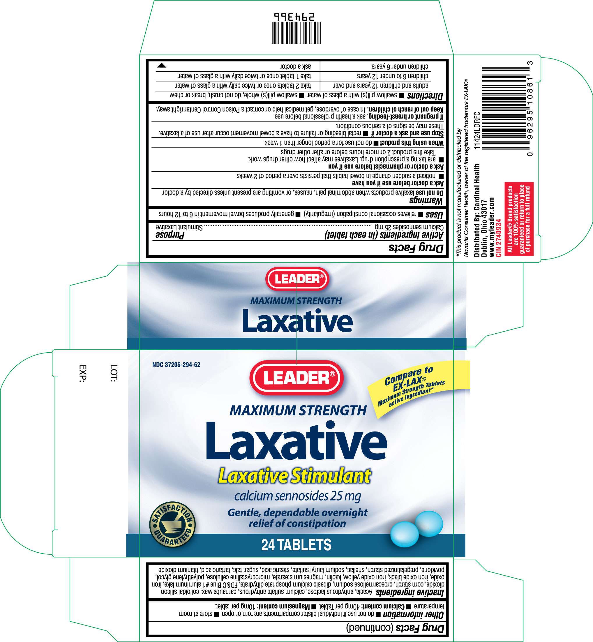 Leader Maximum Strength Laxative