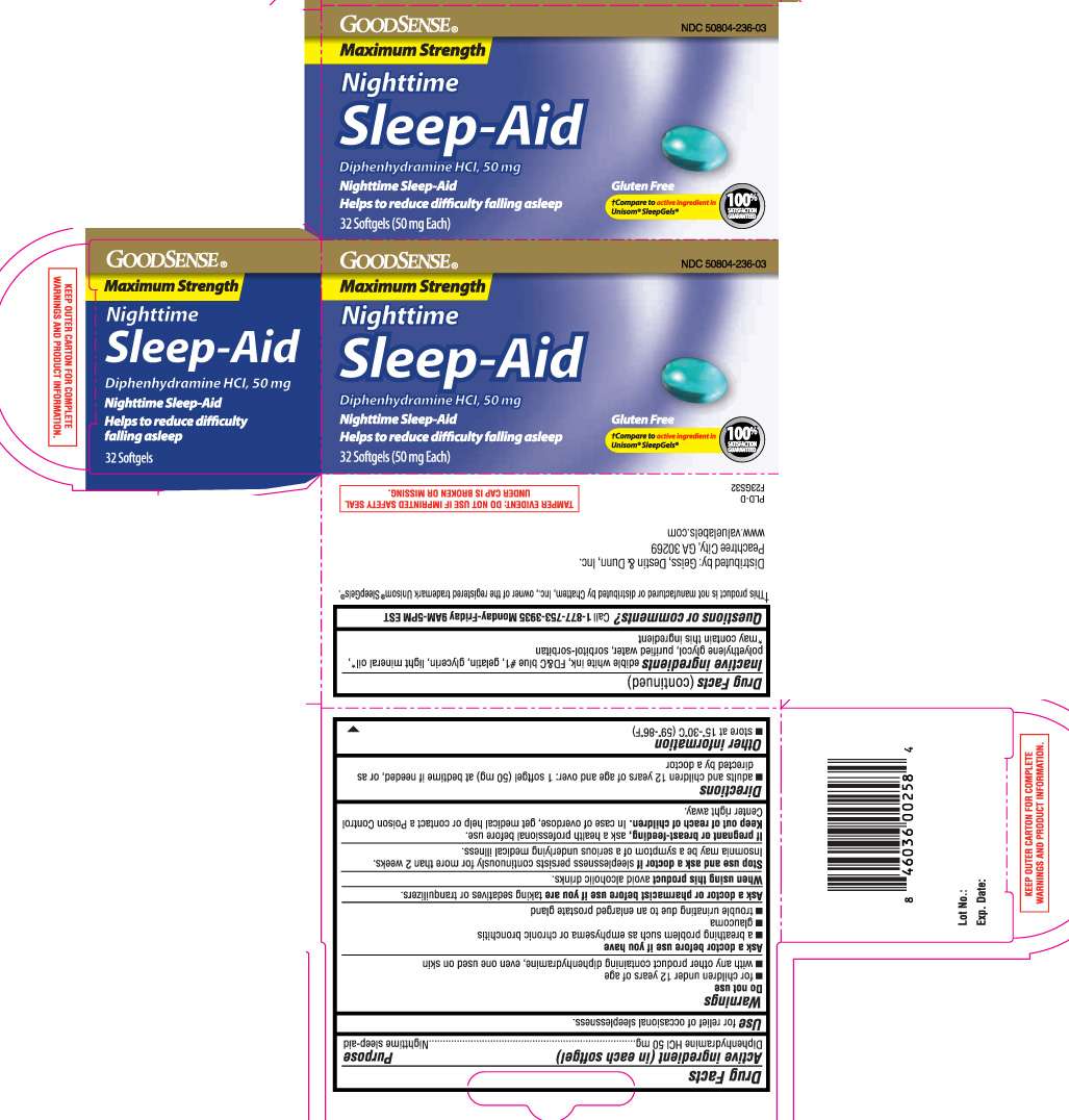 Nighttime sleep aid