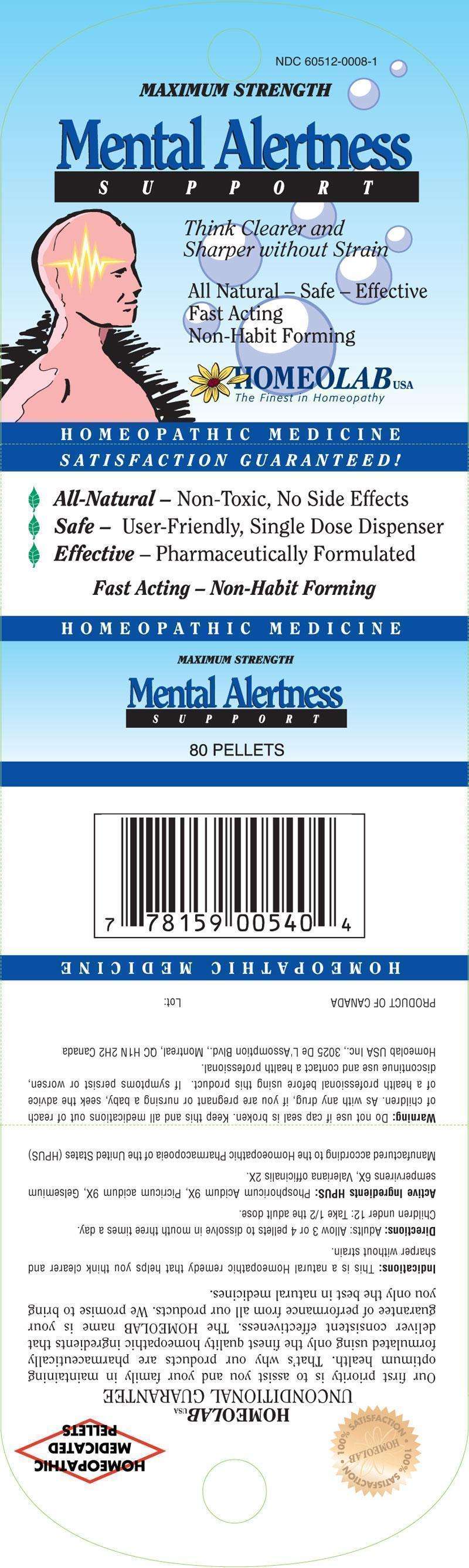 MENTAL ALERTNESS SUPPORT