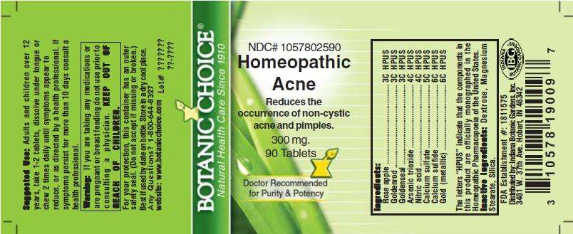 Homeopathic Acne Formula