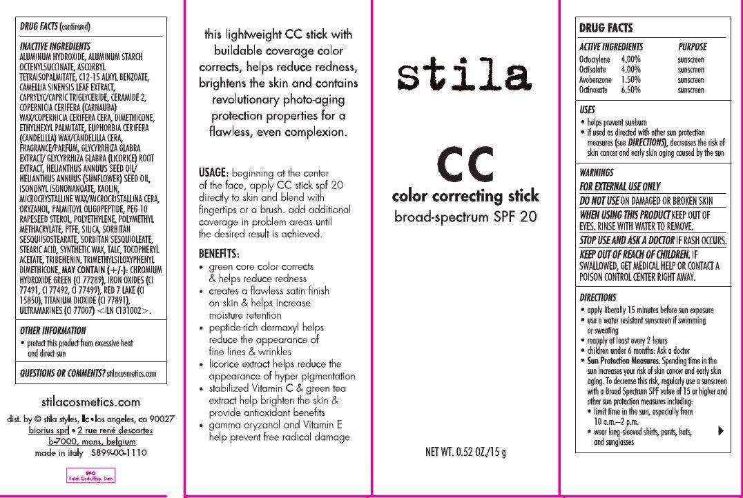 stila CC color correcting broad-spectrum SPF 20 02 LIGHT