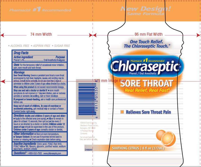 Chloraseptic Sore Throat Citrus