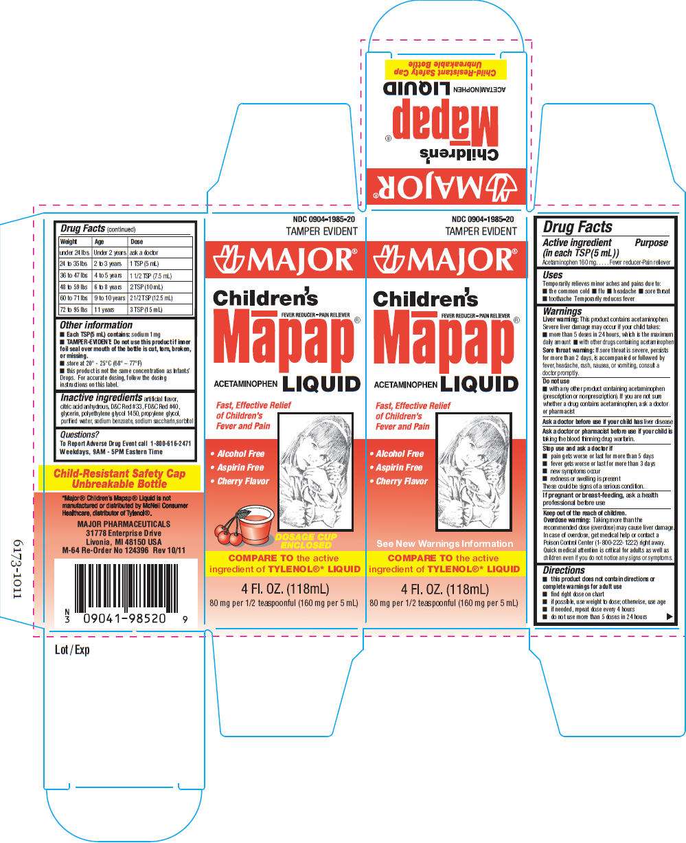 Childrens MAPAP Acetaminophen