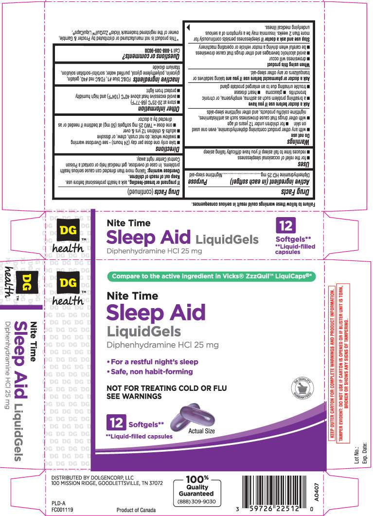 Nite Time Sleep Aid LiquidGels