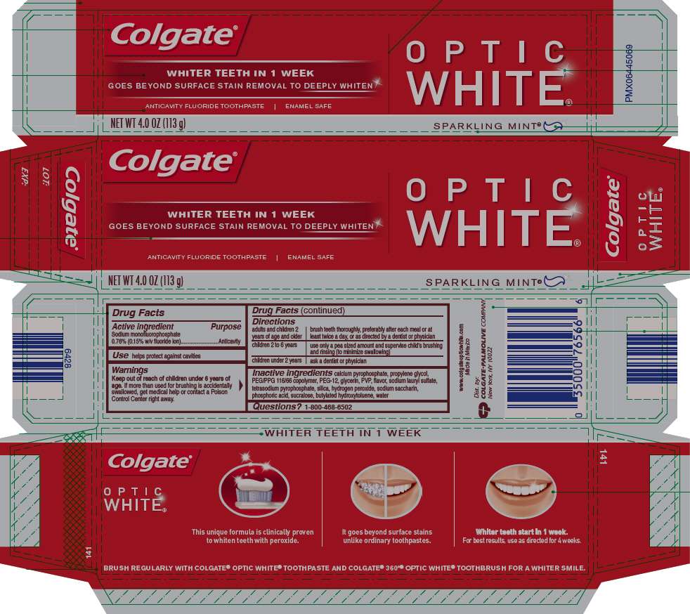 Colgate Optic White Sparkling Mint