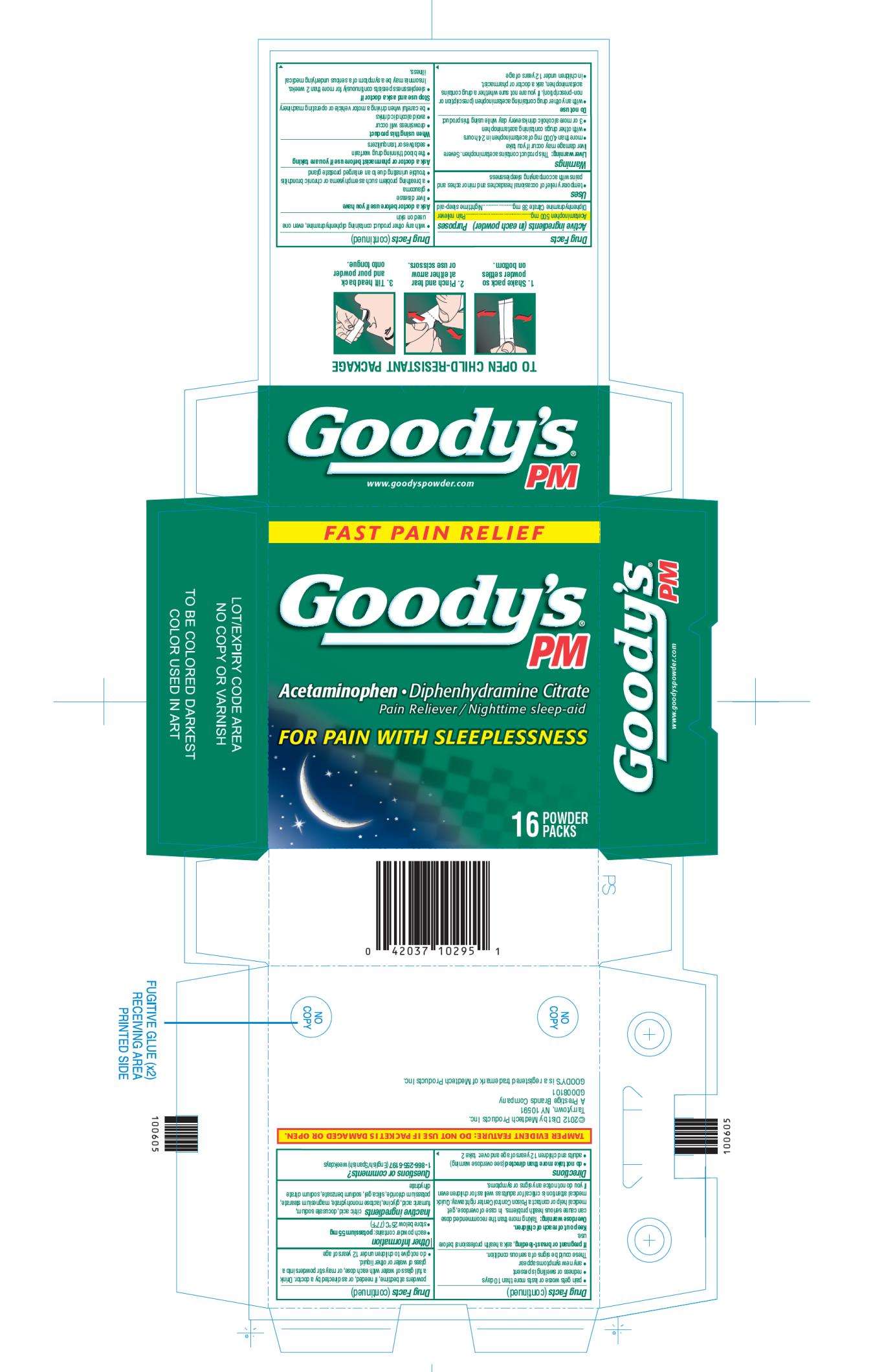 Goodys PM Pain Reliever