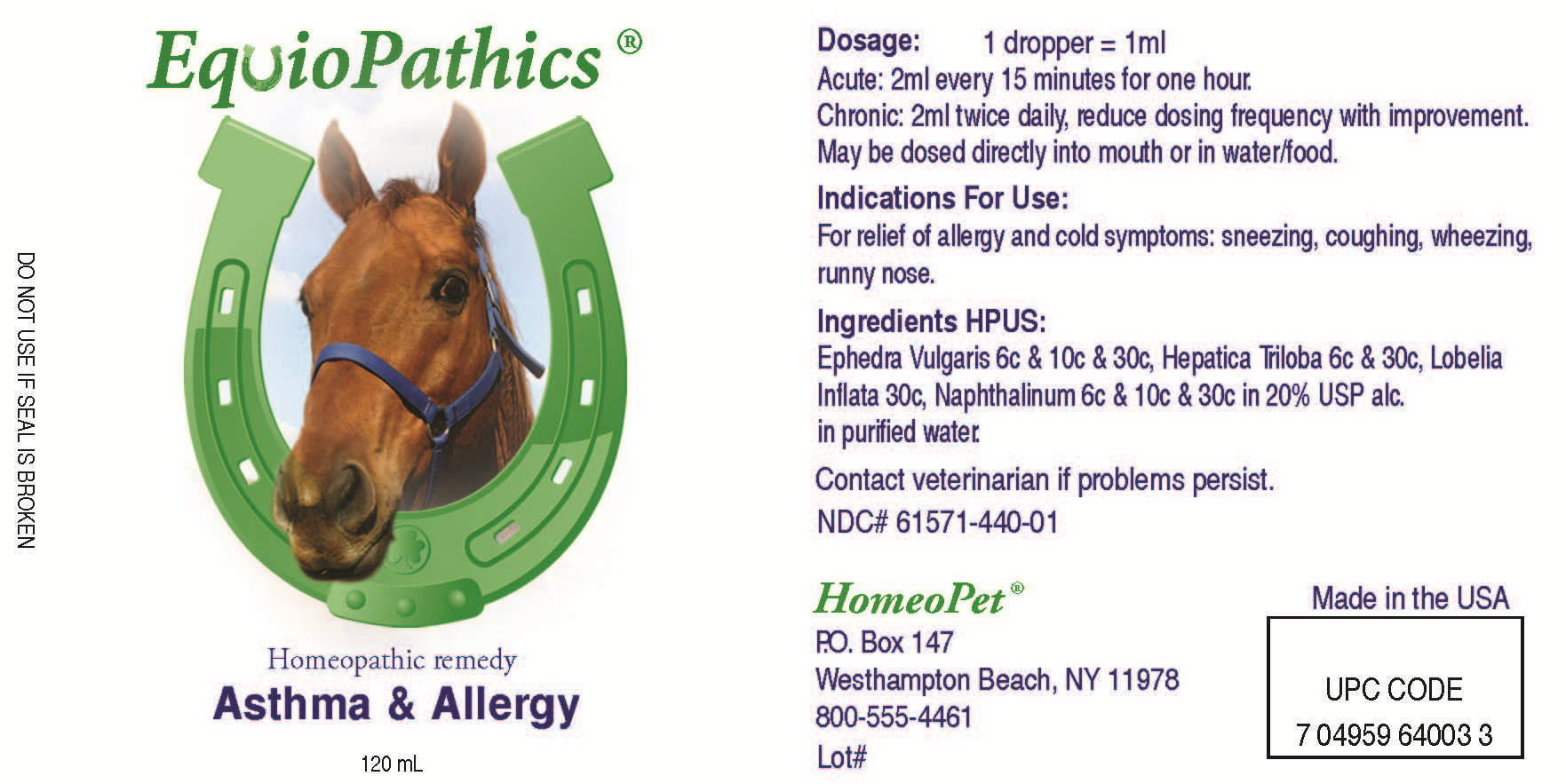 Equiopathics Asthma and Allergy