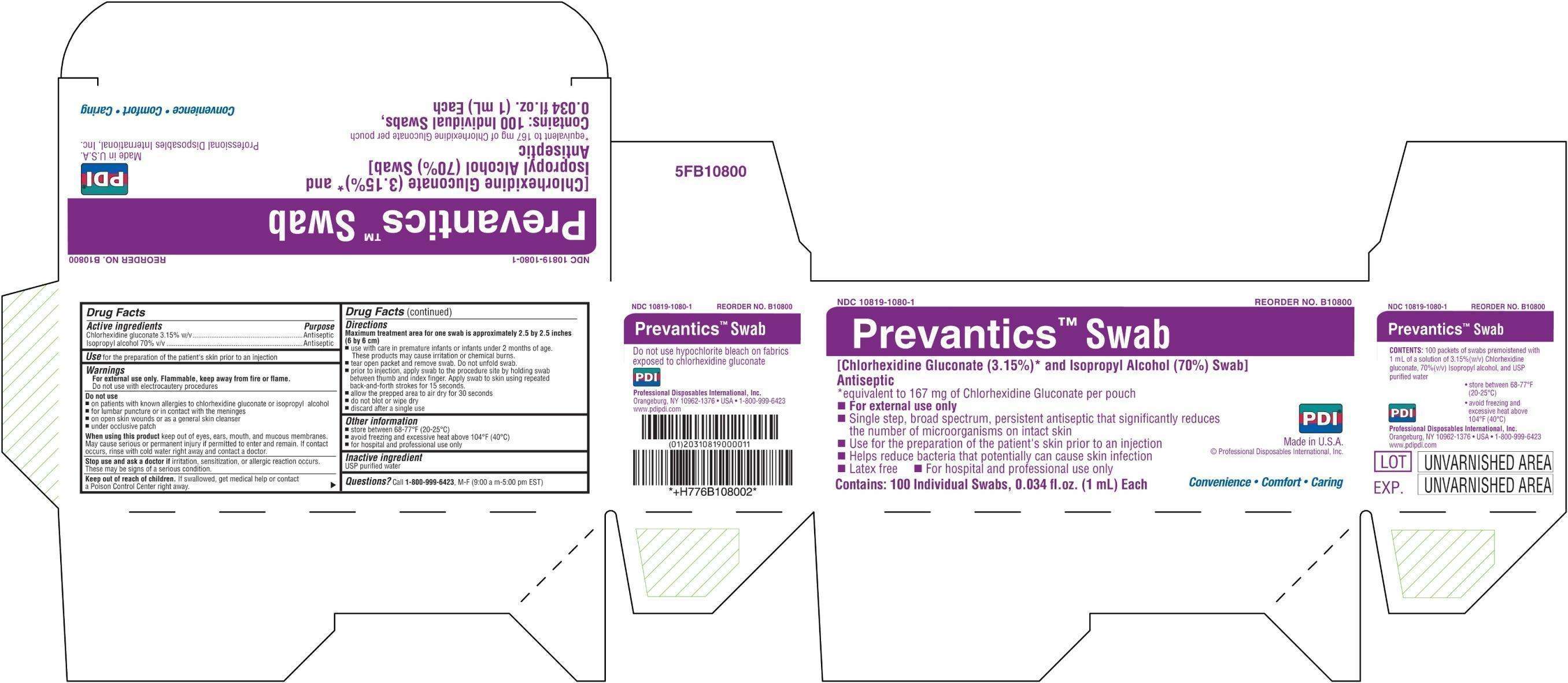 Prevantics Swab