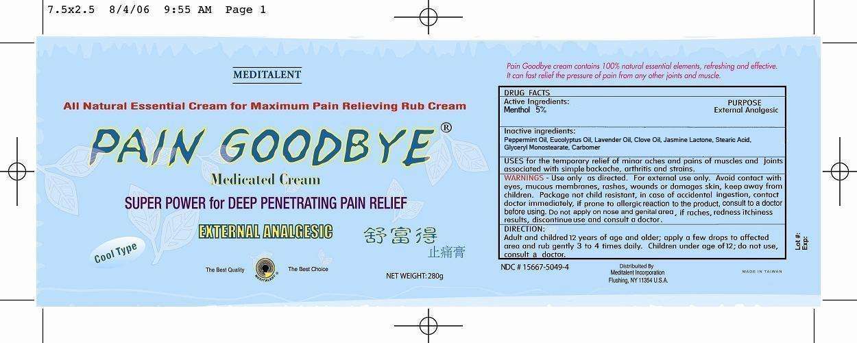 PAIN GOODBYE MEDICATED CREAM