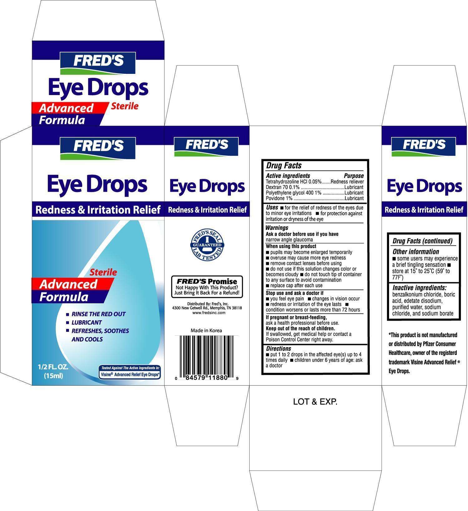 FREDS ADVANCED EYE DROPS