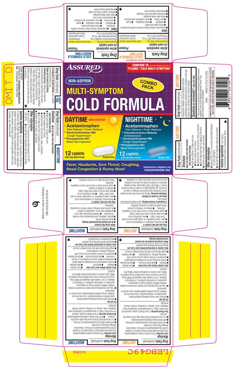 Daytime Nighttime Non-Aspirin Cold Formula Multi-Symptom