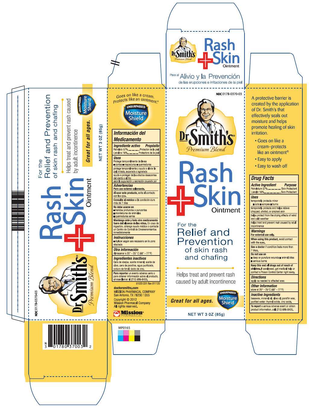 Dr. Smiths Rash and Skin