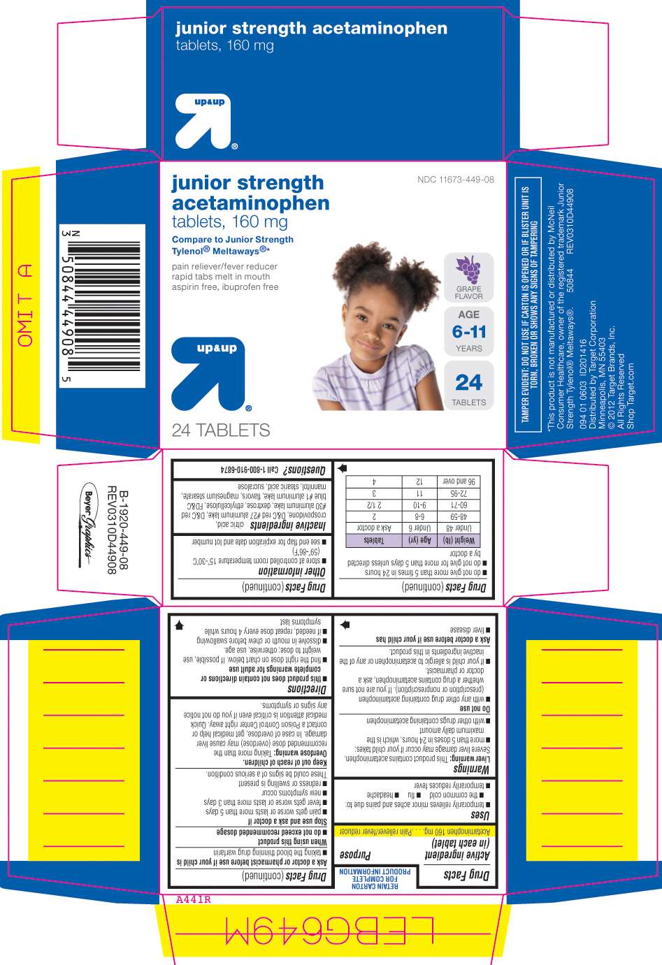 Junior Strength Acetaminophen